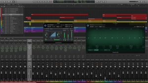 Logic-Pro-X-Bright-Green-Skin-With-Plugins